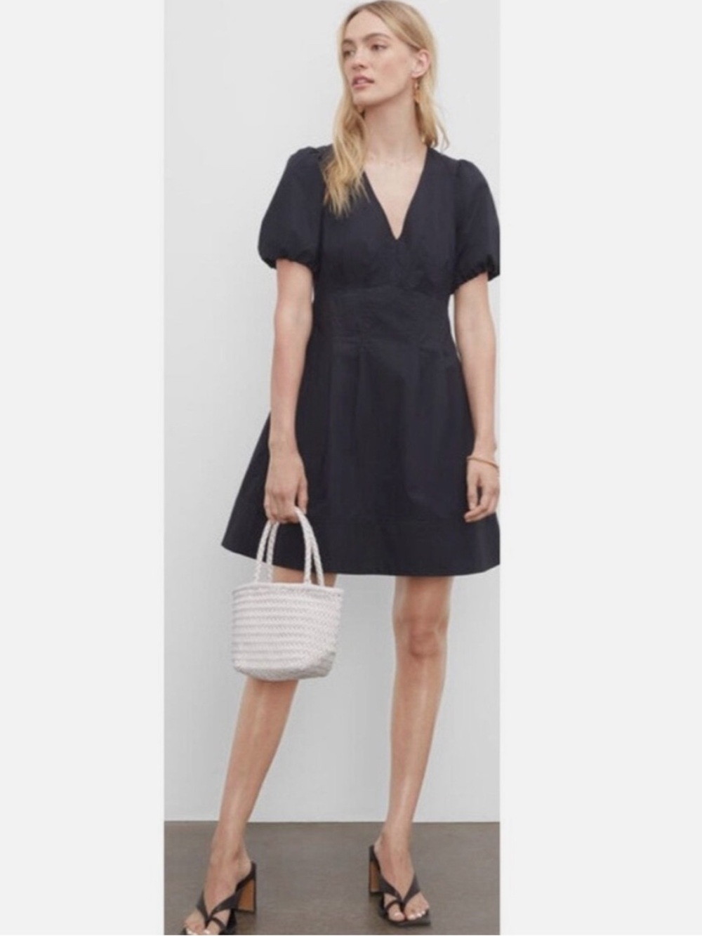 Club Monaco black mini dress size 4